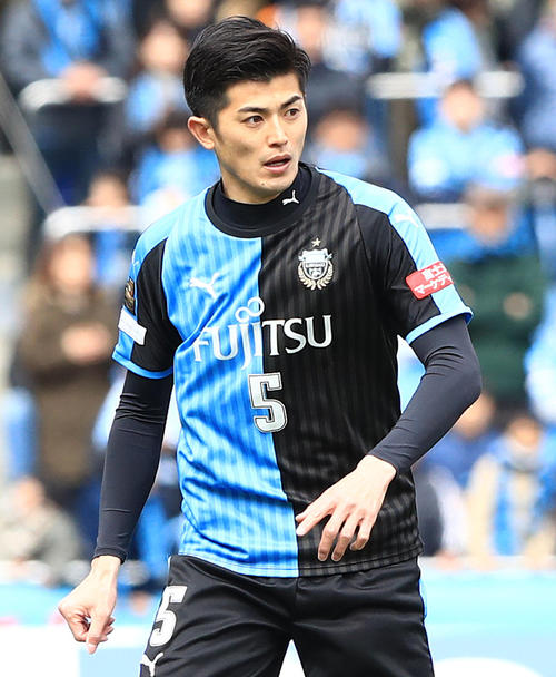 川崎F・DF谷口（18年3月10日撮影）