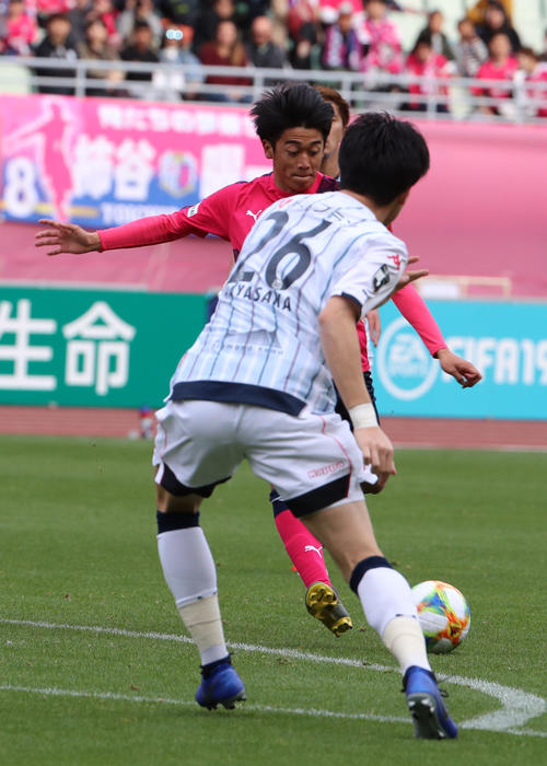 C大阪対札幌　後半、C大阪MF西川潤は途中出場しシュートを放つもゴールならず（撮影・黒河謙一）