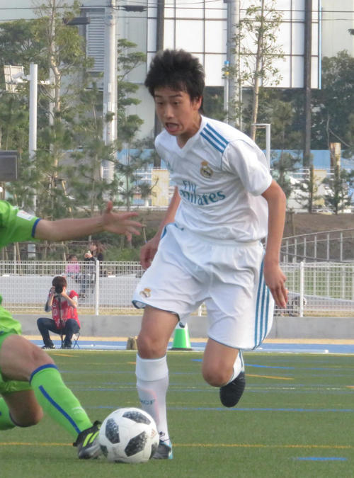 Rマドリード・カデーテBのMF中井卓大（18年撮影）