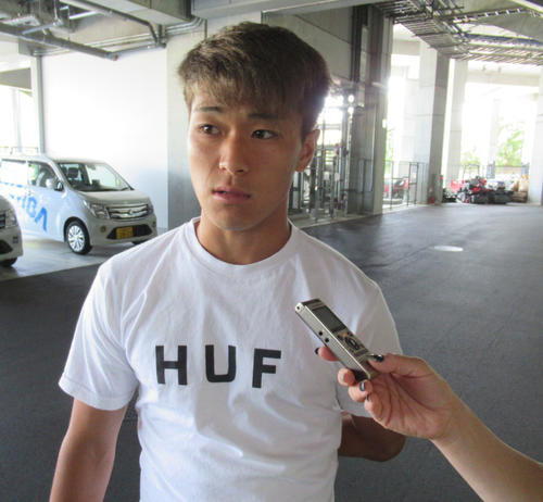 ゴール量産を狙うG大阪FW食野（2019・6・13　パナソニックスタジアム吹田　撮影・実藤健一）