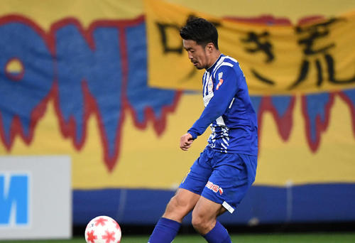 山形FW阪野豊史（2018年12月5日撮影）