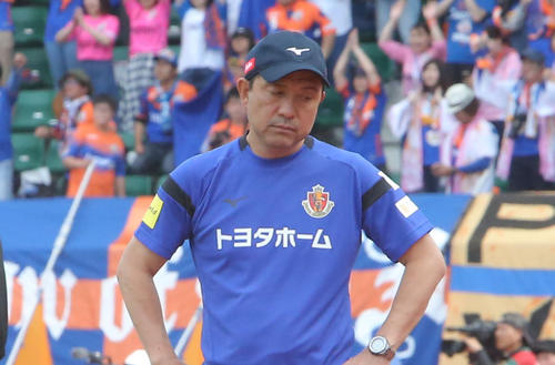 名古屋風間八宏監督（2018年5月12日撮影）
