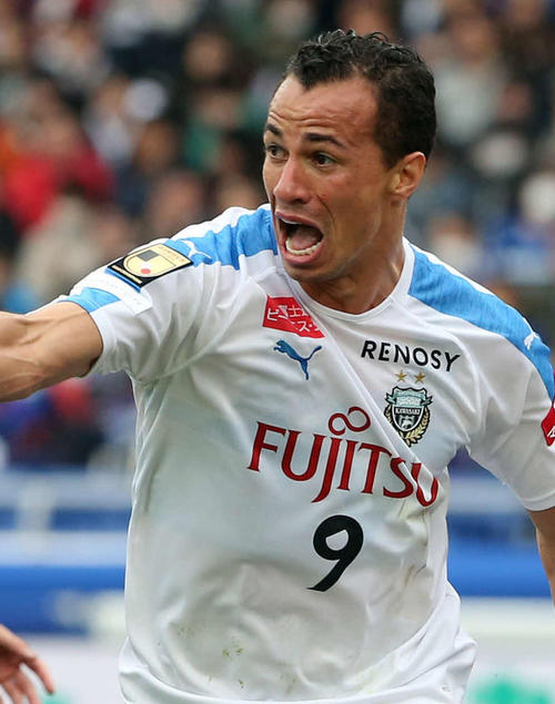 川崎F・FWダミアン（19年3月撮影）