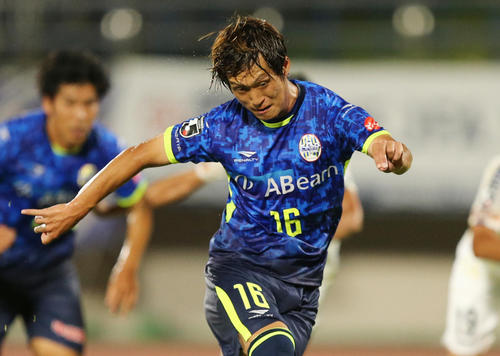 山形FW北川柊斗（2019年7月3日撮影）