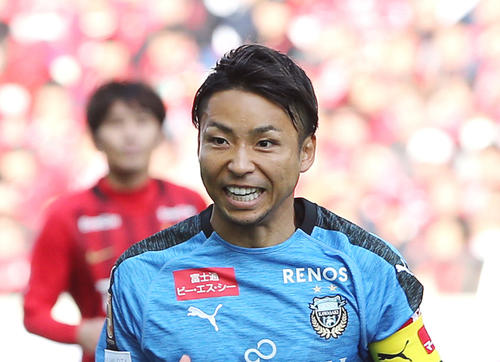 川崎F・FW小林悠（2019年2月16日撮影）
