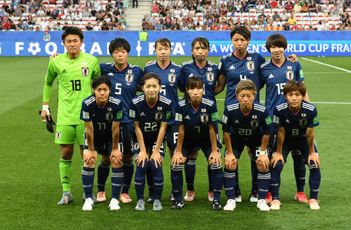 19年6月19日、サッカー女子W杯フランス大会　日本対イングランド　日本代表「なでしこジャパン」の先発メンバー