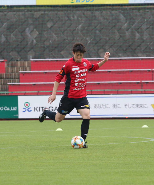 札幌DF石川直樹（2019年5月9日撮影）