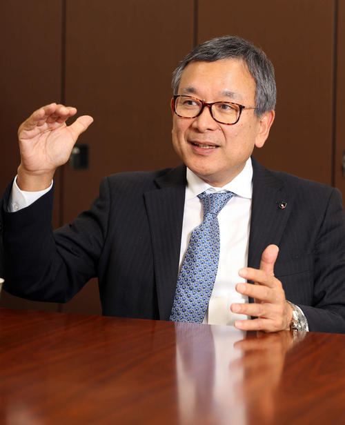 Jリーグ村井満チェアマン（2019年2月18日撮影）