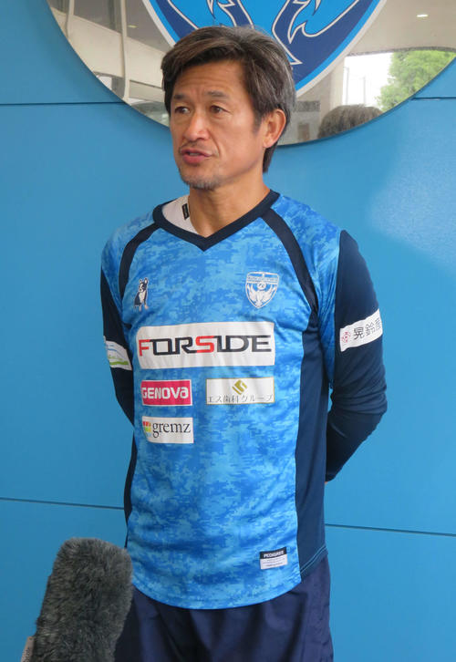 三浦知良（2019年7月11日撮影）