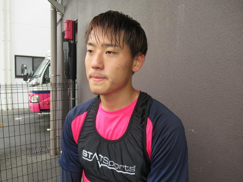 東京五輪への意気込みを語るC大阪DF瀬古（撮影・実藤健一）