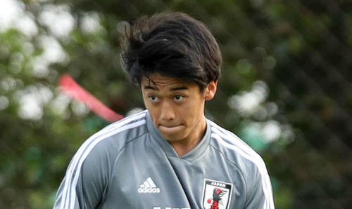 U－17日本代表FW西川潤（19年5月撮影）