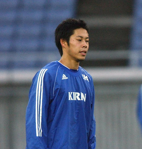 U－21代表時代の成岡翔（2002年12月10日撮影）