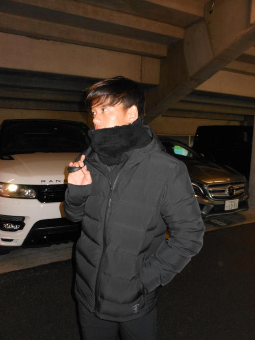 解団式を終えて今後のことを語ったG大阪MF小野瀬康介（撮影・横田和幸）