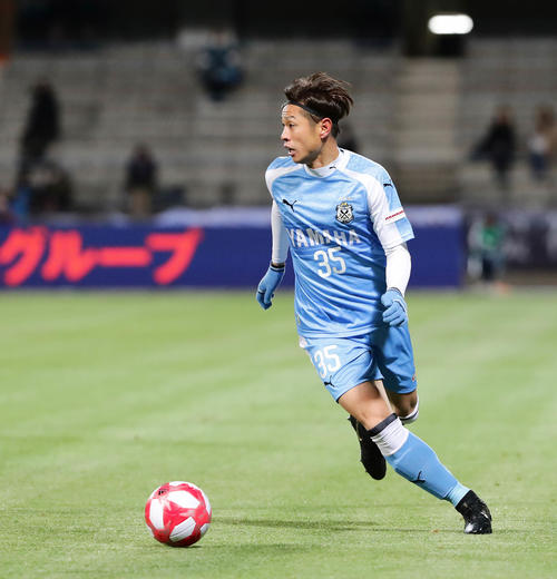 磐田DF森下俊（2019年3月13日撮影）