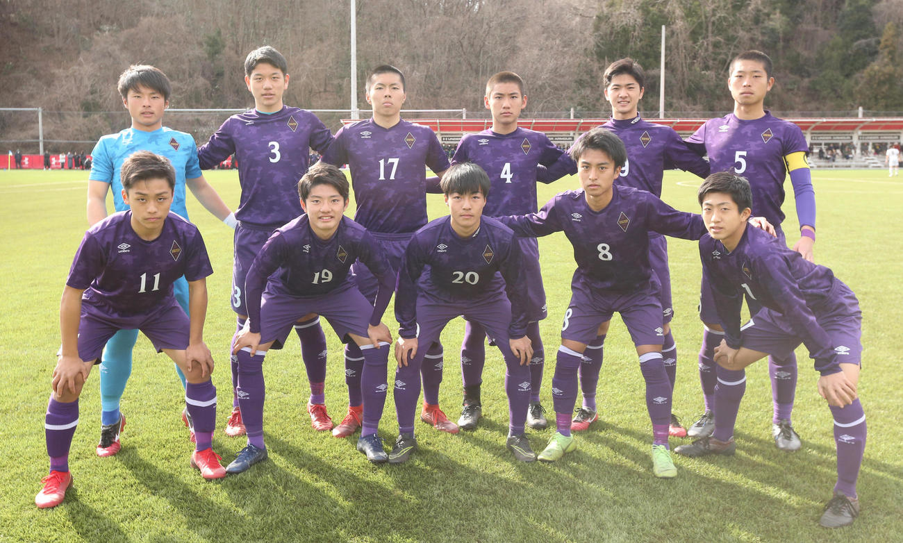 学法石川対羽黒　学法石川イレブン（撮影・野上伸悟）