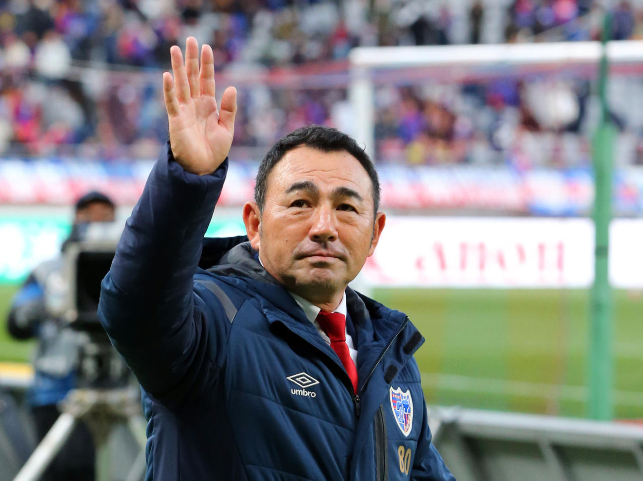東京長谷川健太監督（2019年11月30日撮影）
