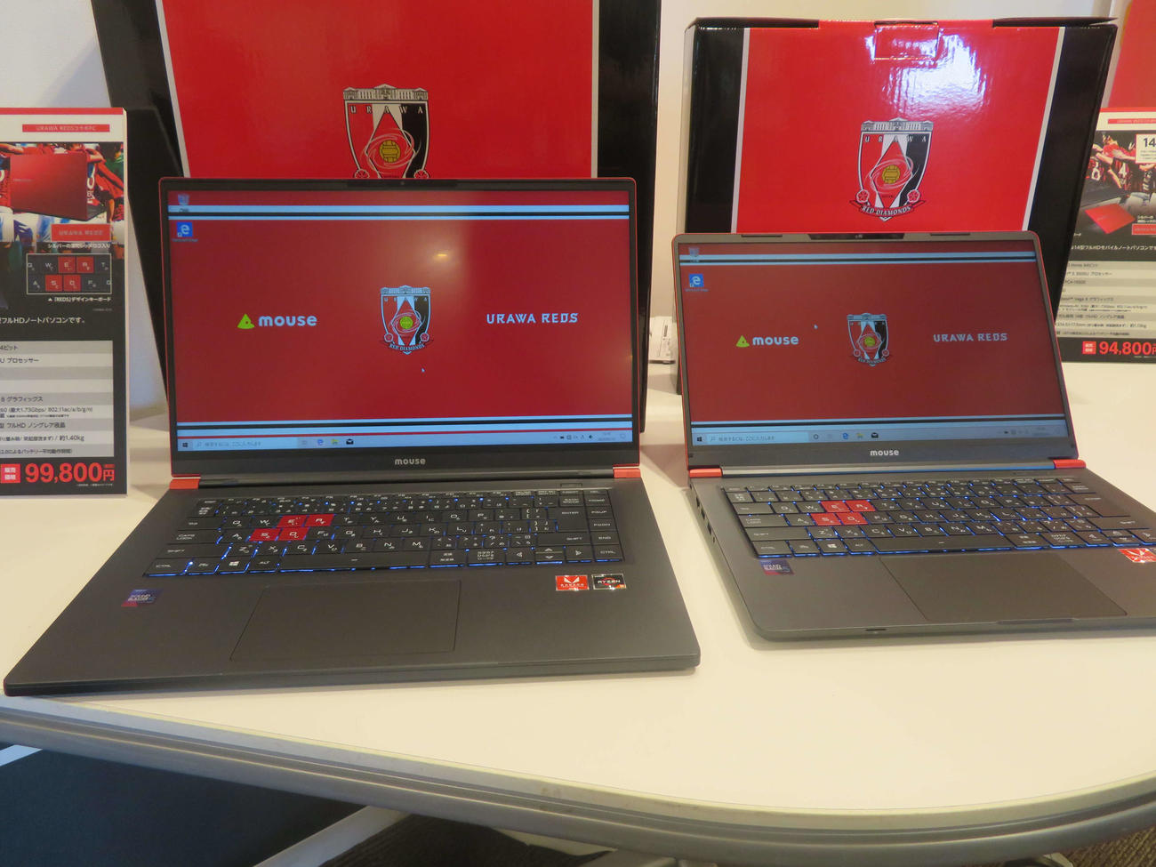 マウスコンピューターから発売される浦和オフィシャルパソコン