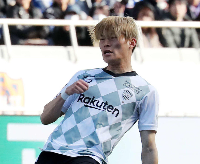 神戸FW古橋（2020年2月8日撮影）