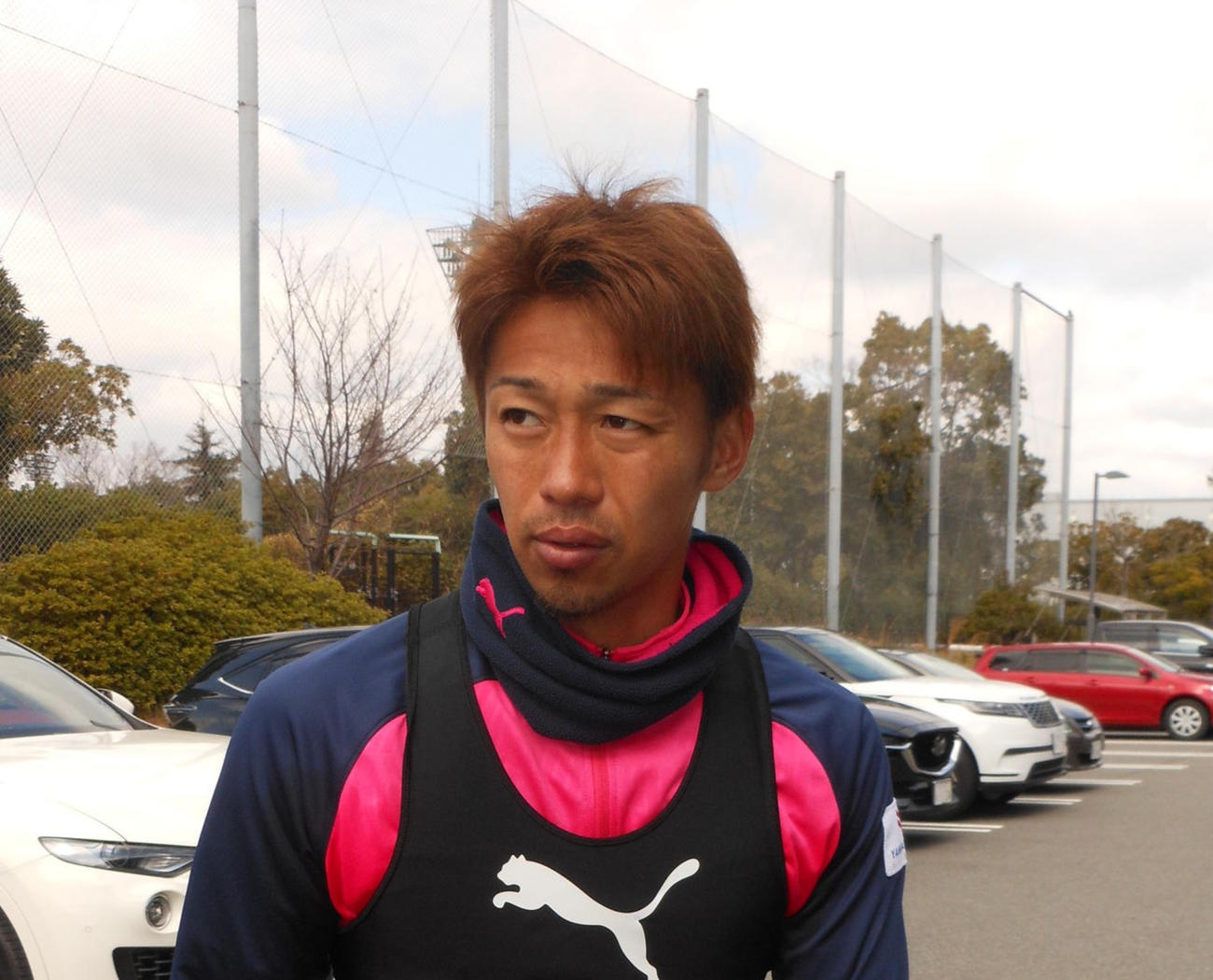 Jリーグ公式戦の順延について語るC大阪MF清武