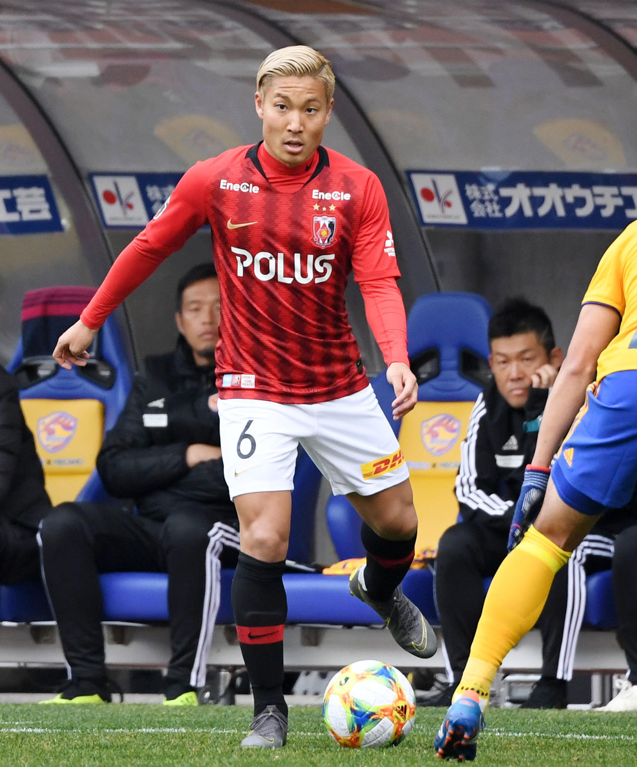 浦和DF山中亮輔（2019年2月23日撮影）