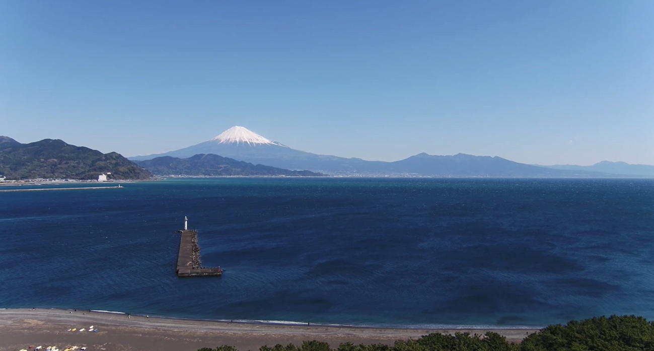 ドローンで撮影した富士山　（Ｃ）S－PULSE