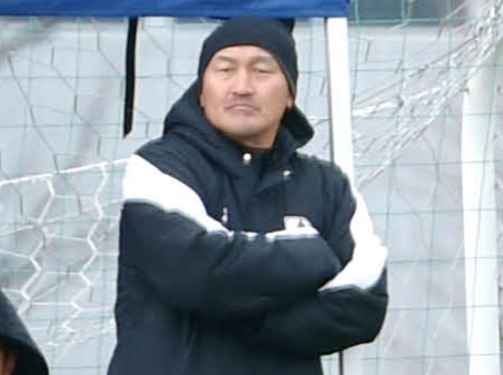 J3盛岡の秋田豊監督（2020年3月22日撮影）