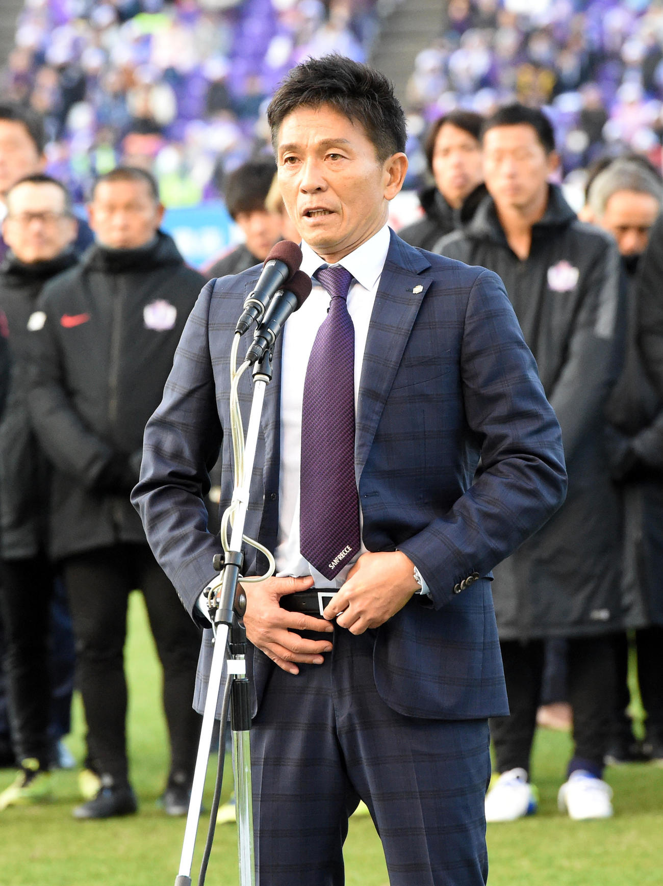 広島城福浩監督（2019年12月7日撮影）