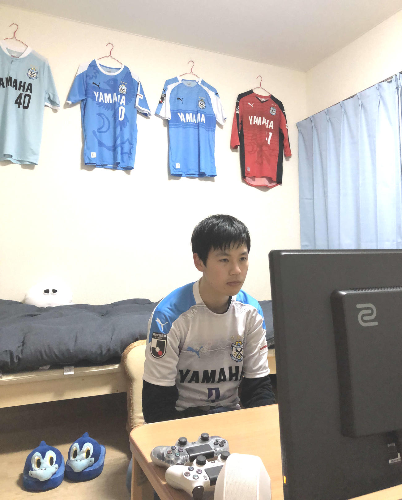 都内の自宅からオンラインチャレンジカップに参加した鈴木さん