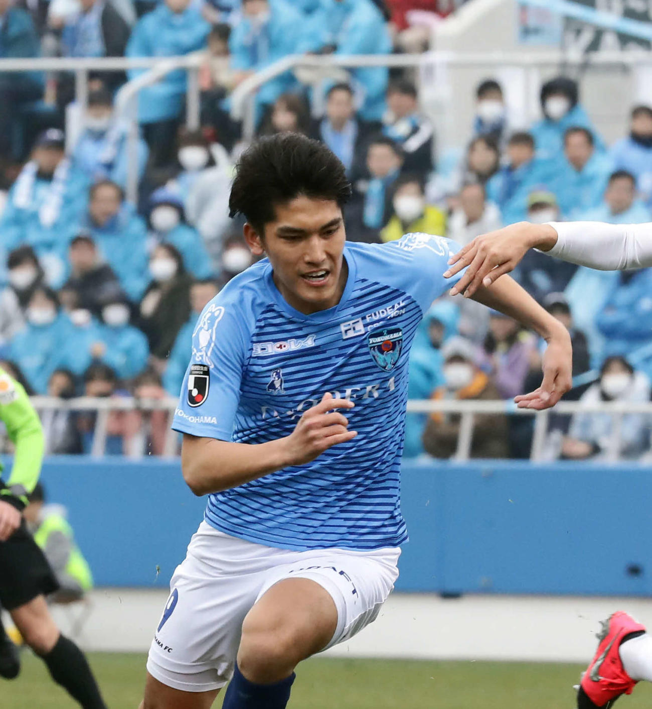 横浜FC・FW一美和成（2020年2月16日撮影）