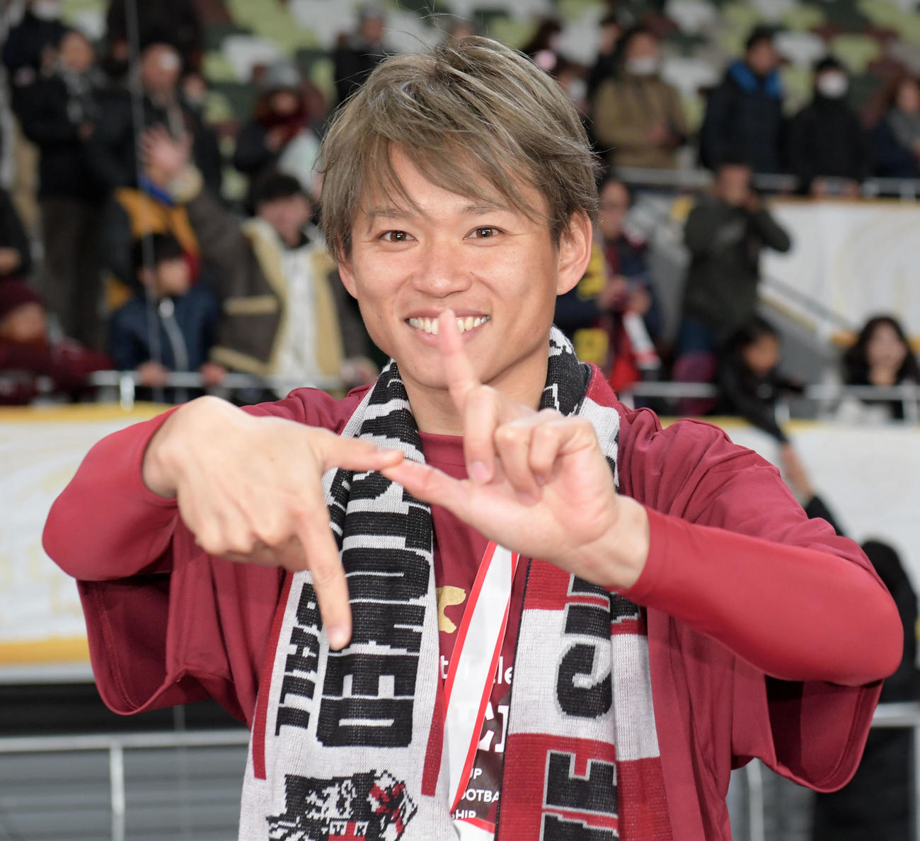 神戸FW藤本憲明（2020年1月1日撮影）