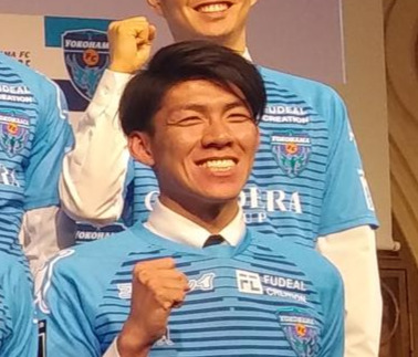 横浜FC瀬古(2020年1月13日撮影)