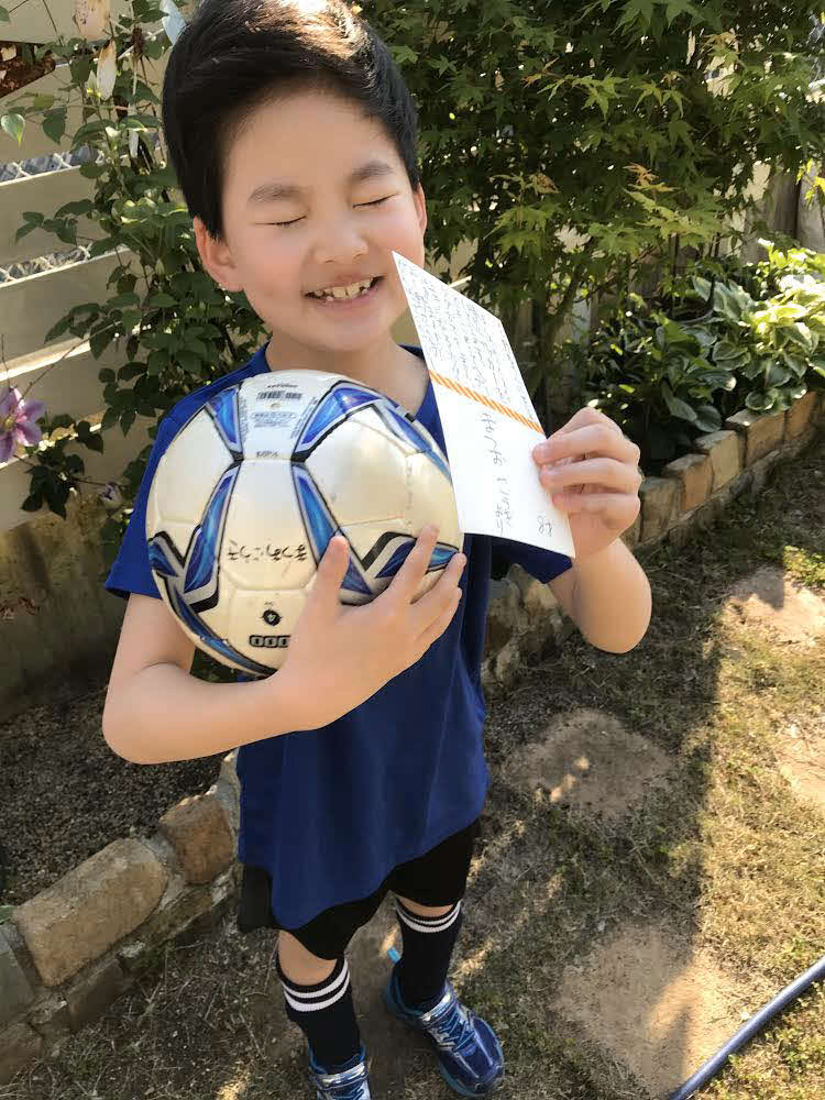 仙台MF吉野へ手紙を書いた松尾昊煌君
