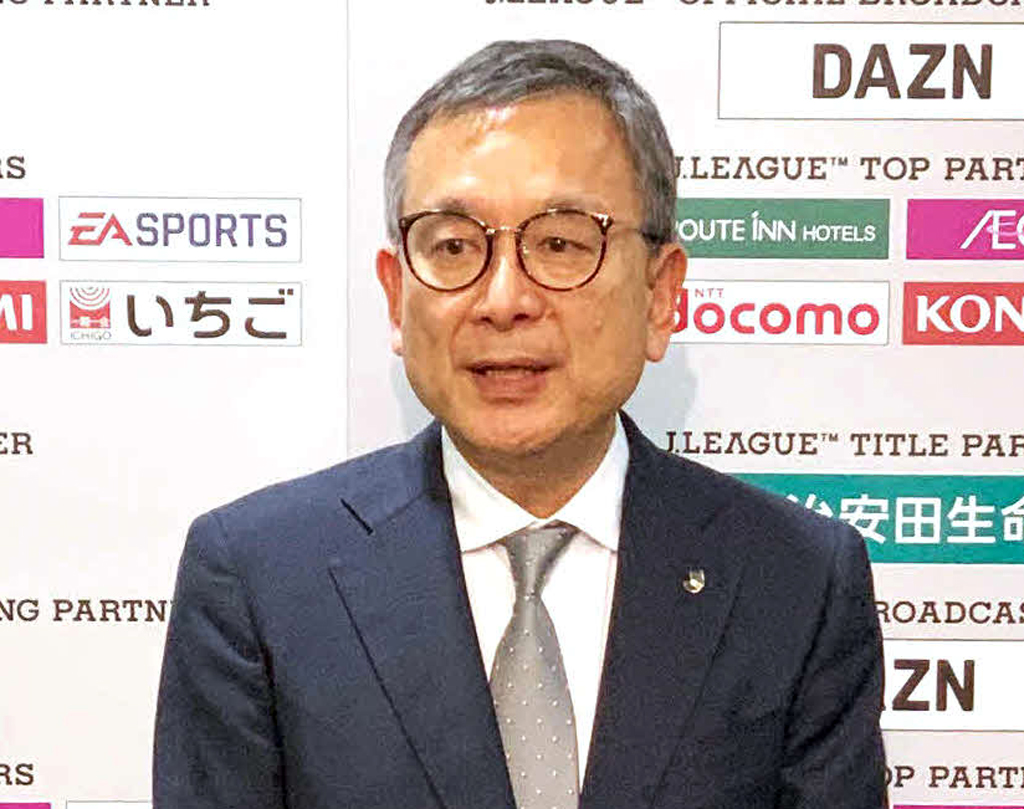 Ｊリーグの村井満チェアマン