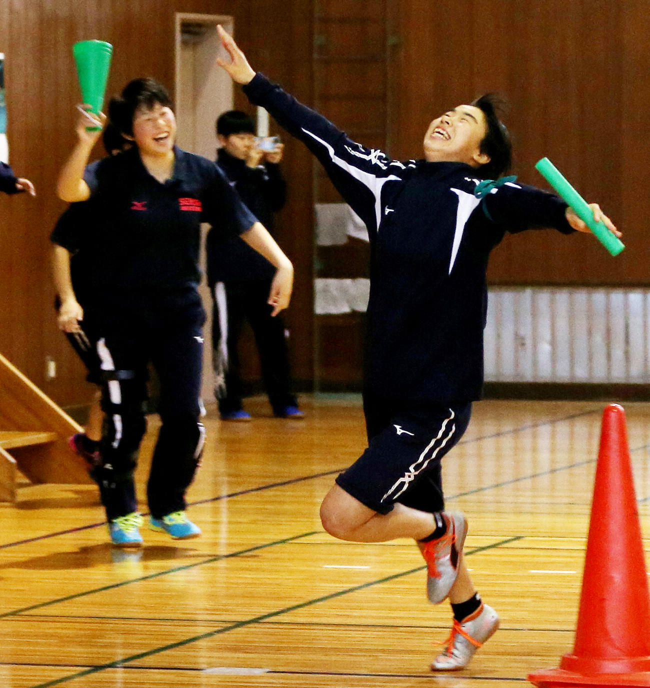 サッカー部・運動会でリレー