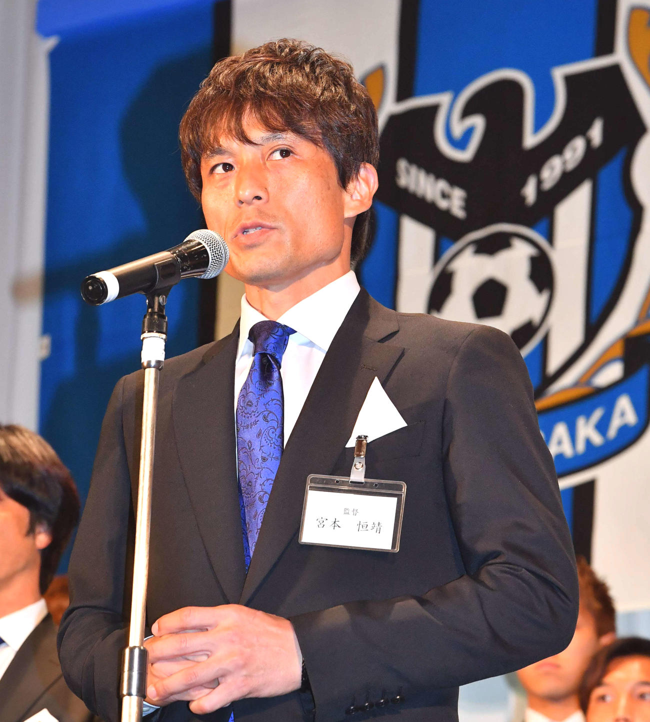 G大阪宮本恒靖監督（2019年2月4日撮影）