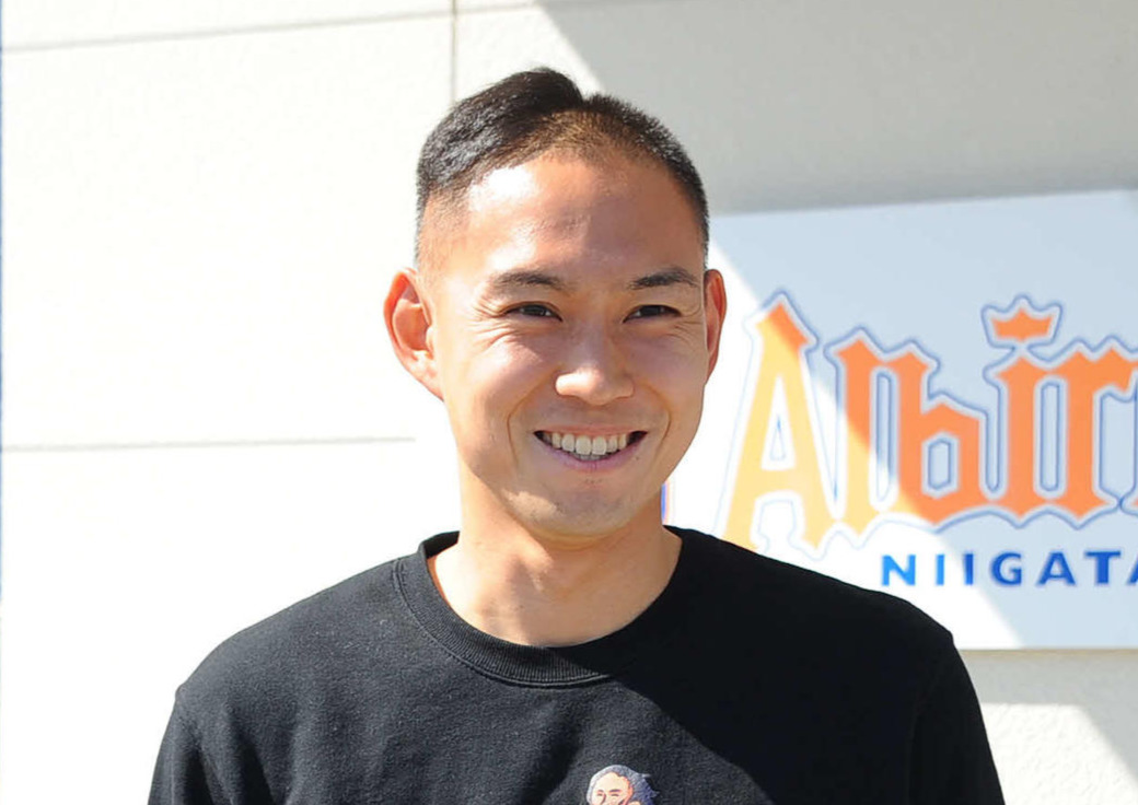 新潟DF早川史哉（2020年3月19日撮影）