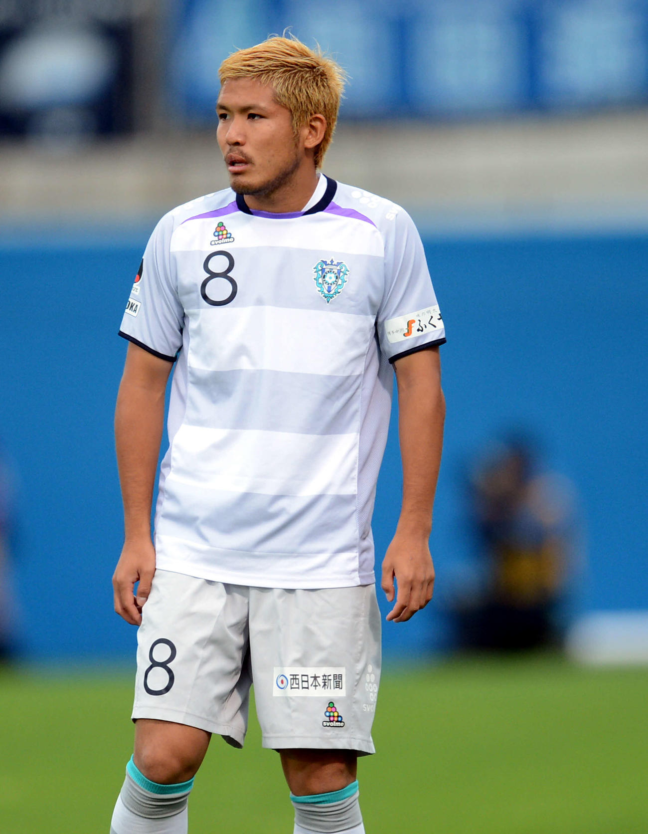 福岡MF鈴木惇（2012年6月24日撮影）