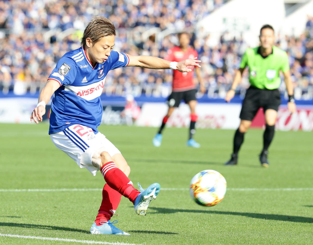 横浜FW仲川輝人（2019年11月9日撮影）