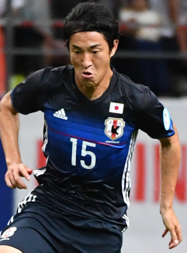 日本代表時の金崎夢生（2016年6月3日撮影）