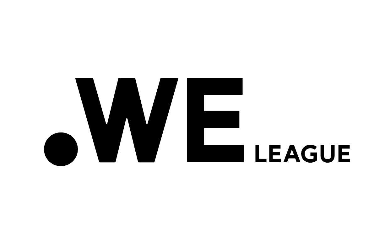 女子サッカープロリーグ「WE　LEAGUE」のロゴ