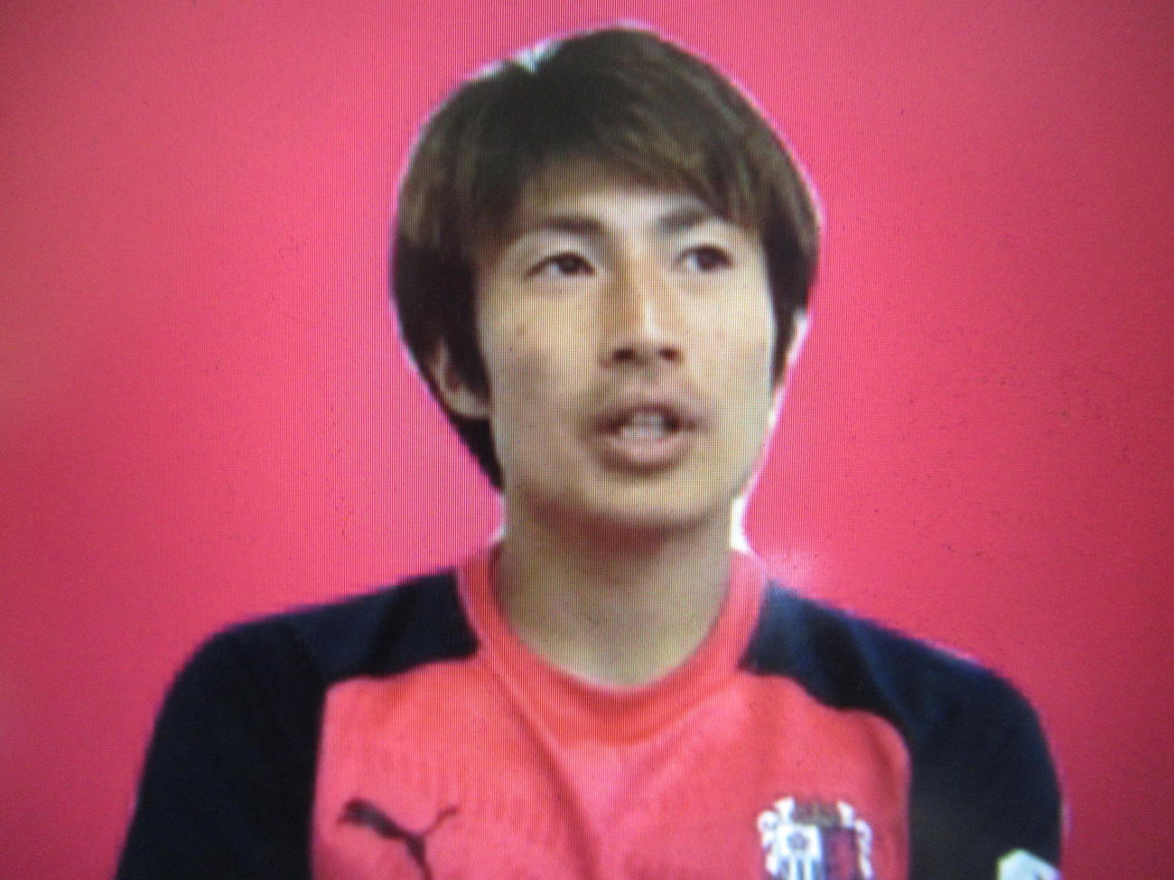 オンラインの取材に応じたC大阪FW豊川ⓒCEREZO　OSAKA