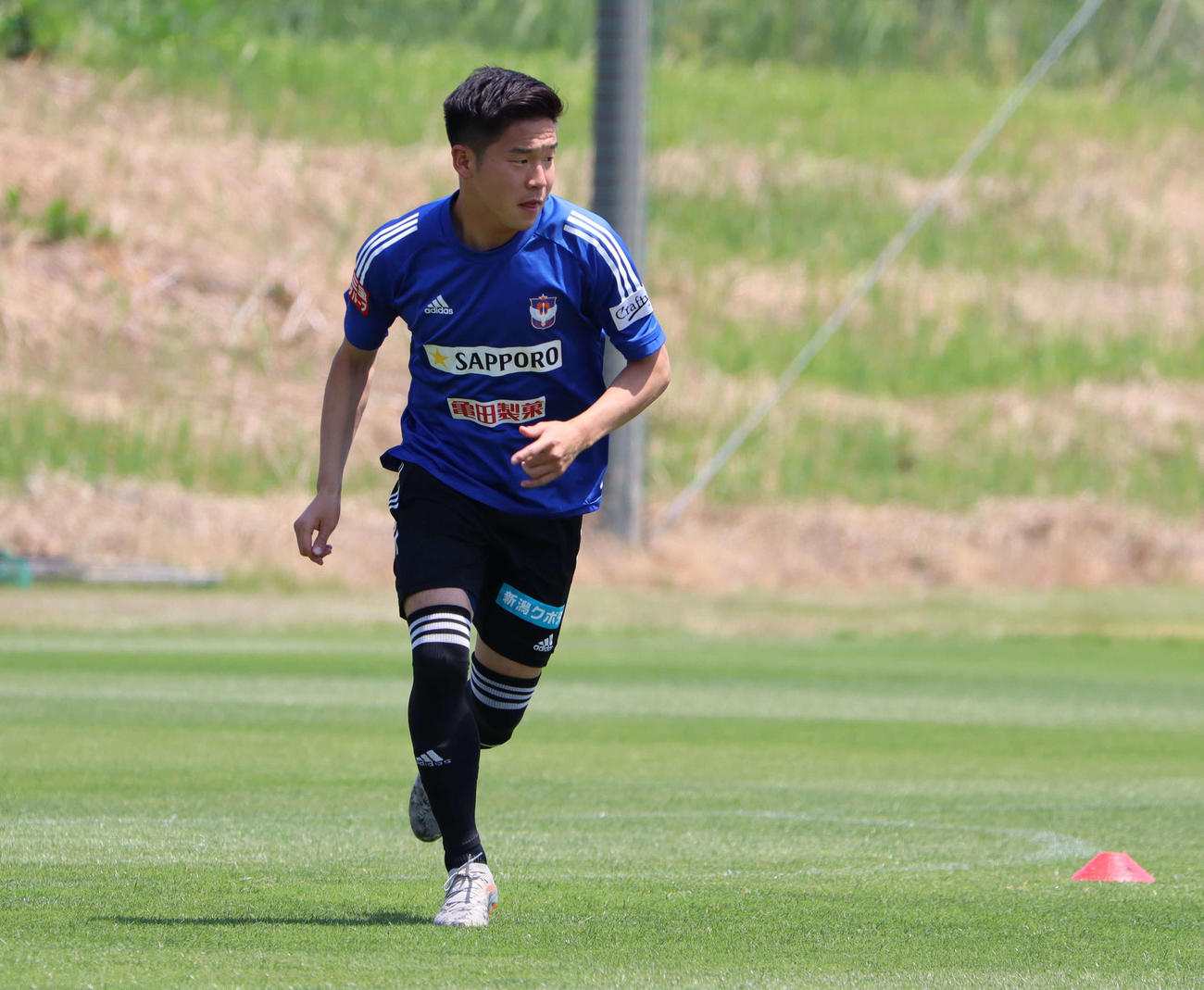 リーグ戦再開初戦でのスタメン出場を狙う矢村（C）ALBIREX　NIIGATA