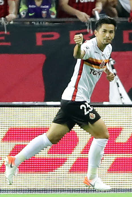 名古屋FW前田直輝（2019年8月4日撮影）