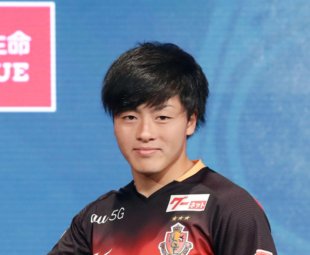 名古屋FW相馬勇紀（20年2月14日撮影）