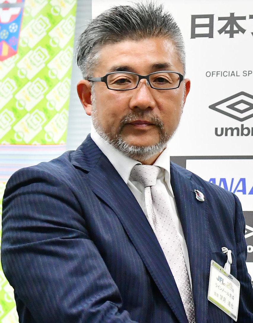 ラインメール青森望月監督（2018年3月3日撮影）