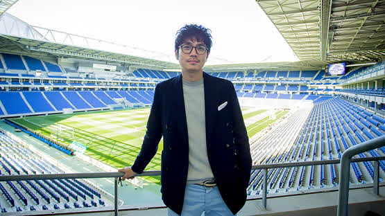 G大阪のスタジアムDJを努める仙石氏（C）GAMBA　OSAKA