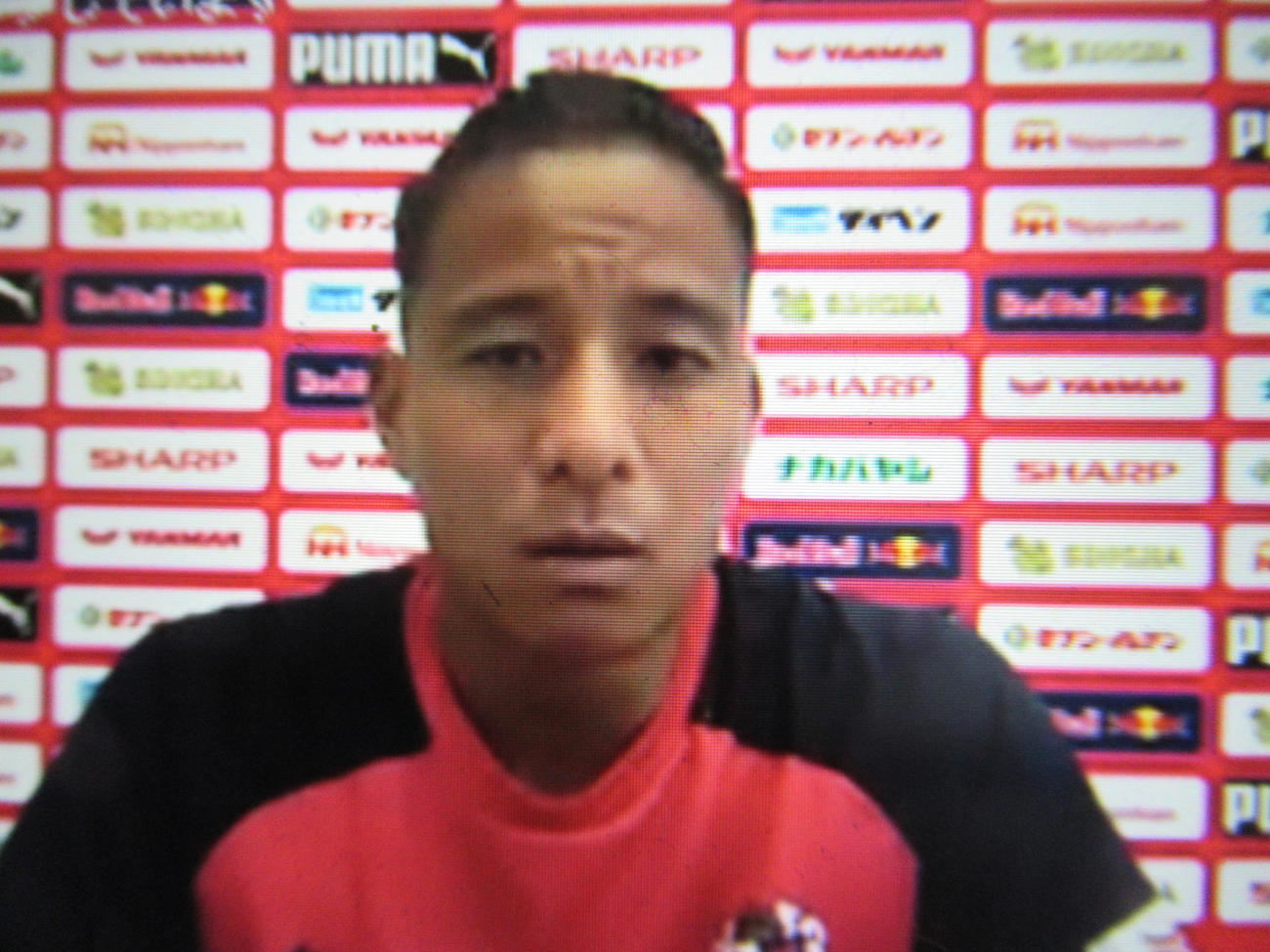 オンラインでの取材に応じるC大阪DF松田（C）CEREZO　OSAKA