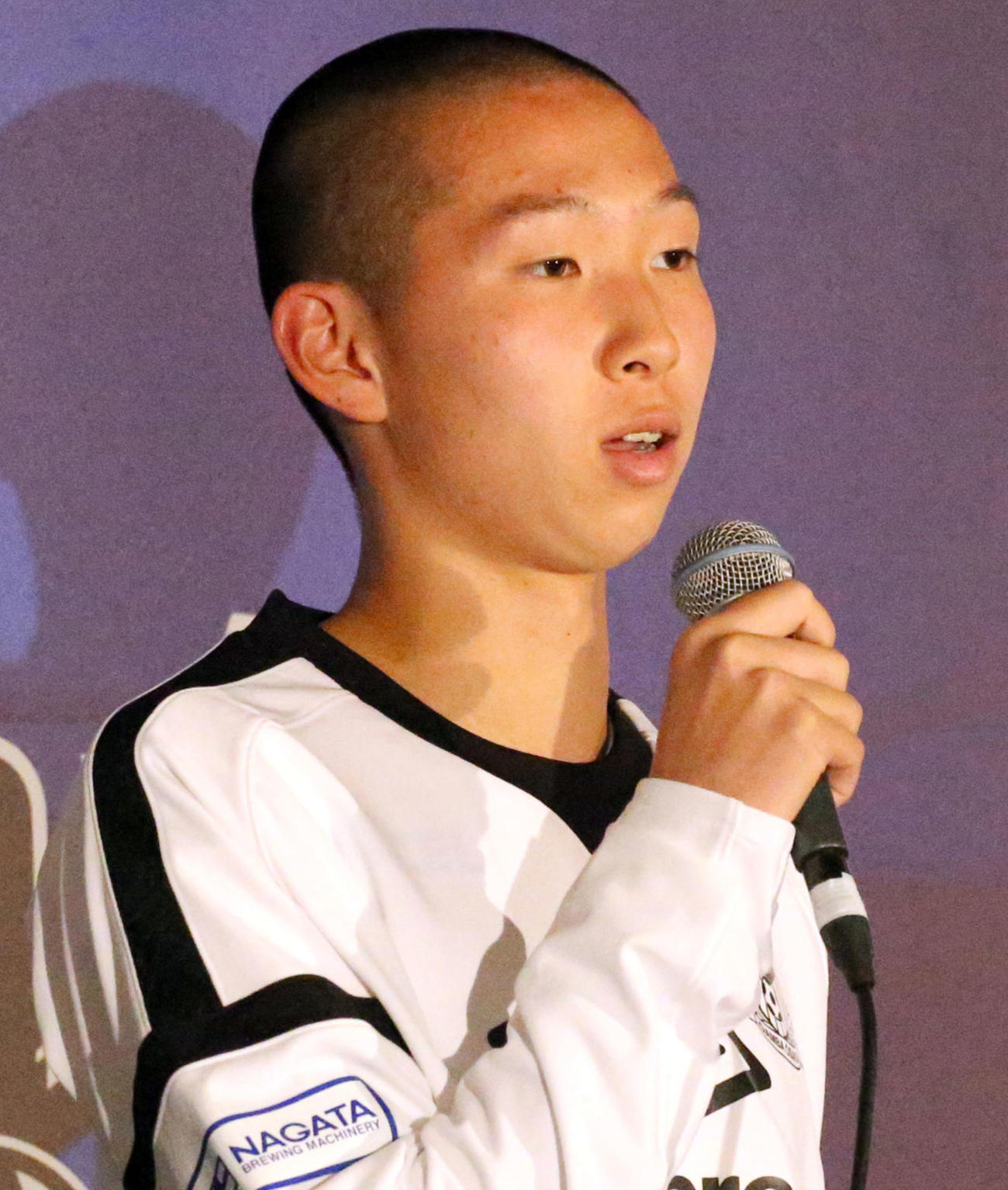 G大阪FW唐山翔自（2020年1月8日撮影）