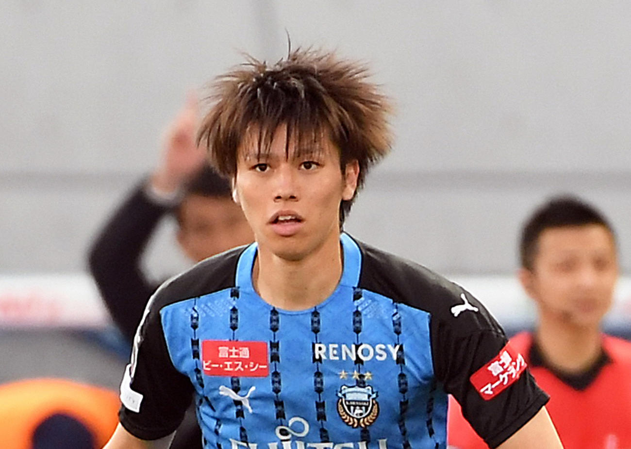 川崎F・MF田中碧（2020年2月21日撮影）