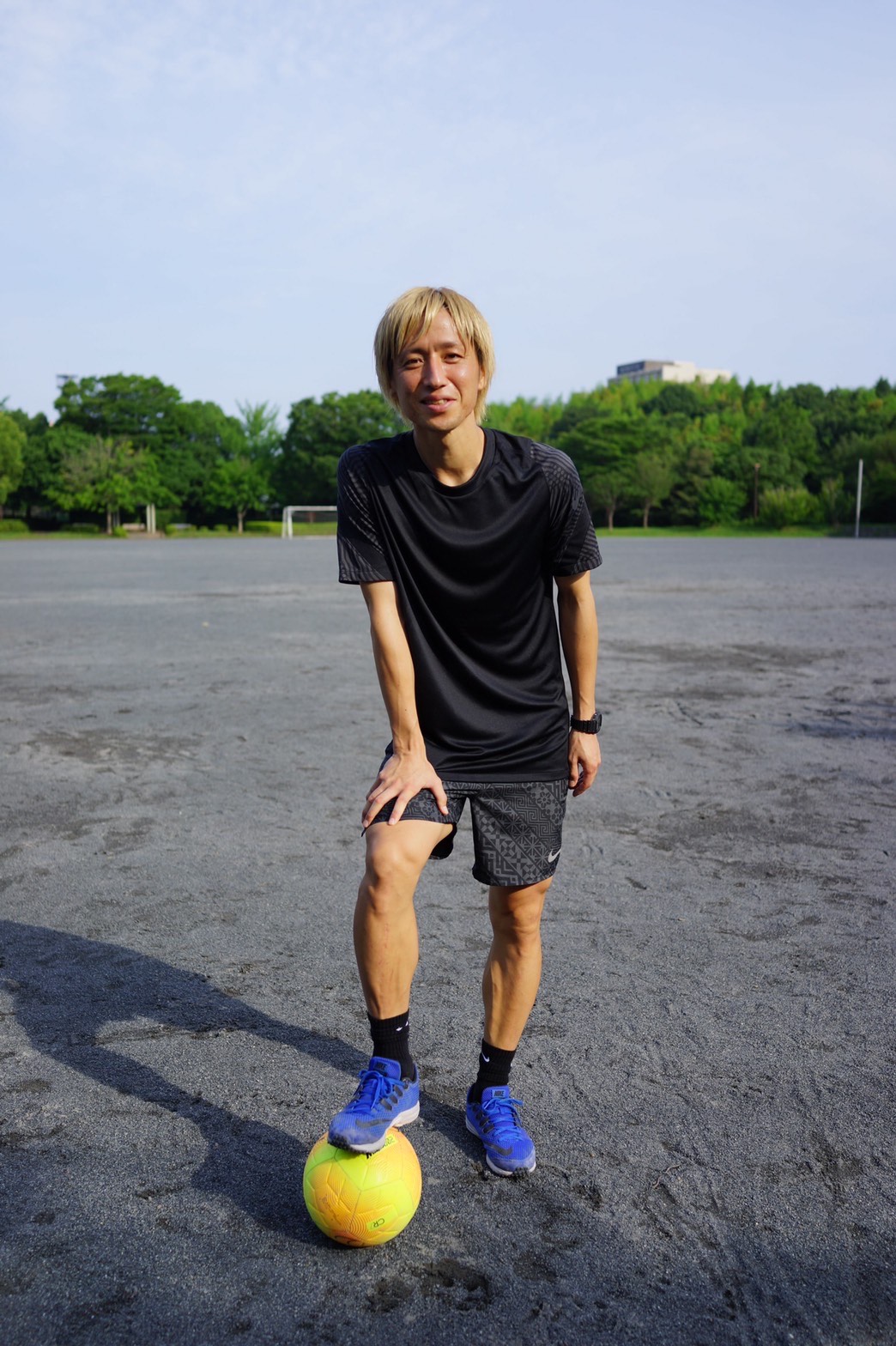 プライベートスクール「KENTA　KANO　private　soccer　training」開校記念特別トレーニングイベントを開催する狩野健太氏